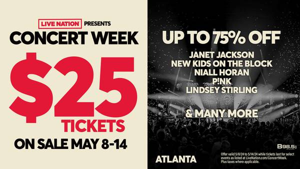 Chris Centore has Your Chance to Tickets for Live Nation’s Concert Week! 