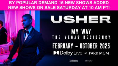 Enter for your Chance to Win a Trip for Two to Las Vegas for “Usher: My Way” 