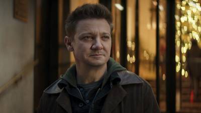 Jeremy Renner seen walking on specialized treadmill as part of his recovery