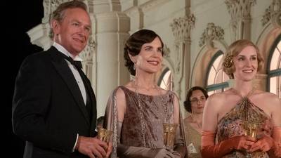 Hugh Bonneville, Elizabeth McGovern talk 'Downton Abbey: A New Era'