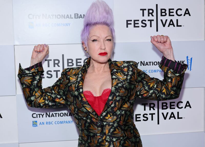 NEW YORK, NEW YORK - JUNE 14: Cyndi Lauper attends the "Let the Canary Sing" premiere -during the 2023 Tribeca Festival at Beacon Theatre on June 14, 2023 in New York City. (Photo by Theo Wargo/Getty Images for Tribeca Festival)