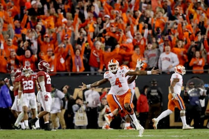 2017 CFP National Championship Clemson Tigers Alabama Crimson Tide