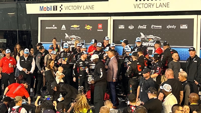 Michael Jordan catches heat after victory lane celebration
