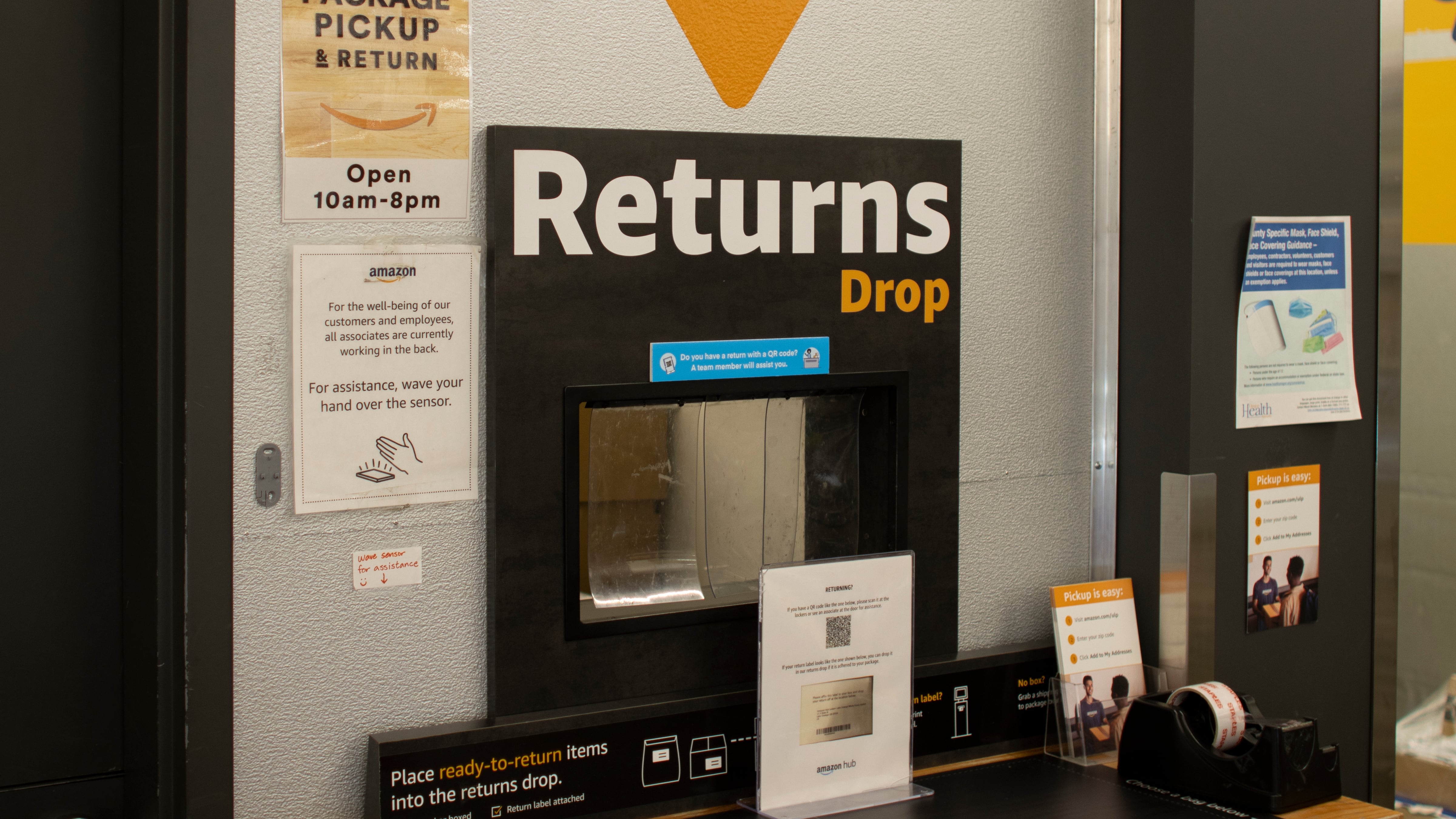 Return window at an Amazon location