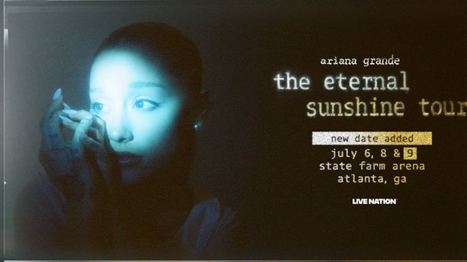Enter here for your chance to win four great tickets to Ariana Grande - The Eternal Sunshine Tour