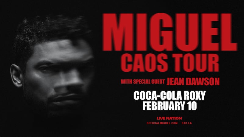 Chris Centore has your chance to win tickets to Miguel: CAOS Tour