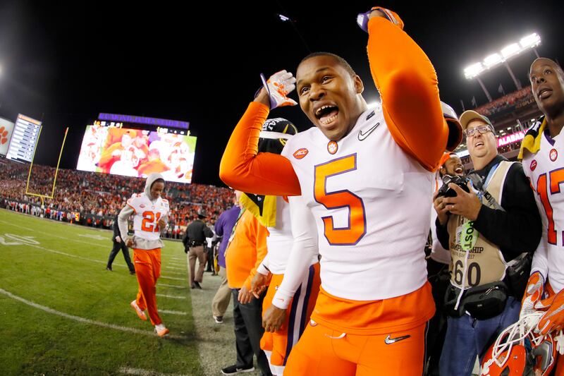 2017 CFP National Championship Clemson Tigers Alabama Crimson Tide