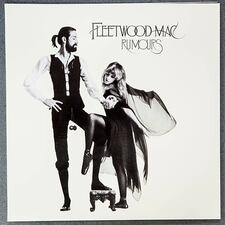 CITY OF INDUSTRY, CA -- MAY 20, 2013--A sample of a Stoughton Printing Co., vinyl album jacket, this is an "old style" gatefold, with an embossed front cover (raised lettering), and spot uv coating (high gloss coating), for the re-issue of Fleetwood Mac's, "Rumours," photographed at their company headquarters in City of Industry, May 20, 2014. Stoughton is a family-run business celebrating 50 years, as is known as one of the largest printers of jackets for vinyl LP record. (Photo by Jay L. Clendenin/Los Angeles Times via Getty Images)