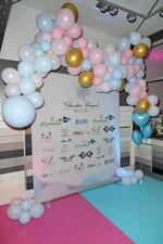 HAMBURG, GERMANY - SEPTEMBER 21: A general view during the Patricija Belousova and Alexandru Ionel host "Gender-Reveal-Party" on September 21, 2021 in Hamburg, Germany. (Photo by Tristar Media/Getty Images)